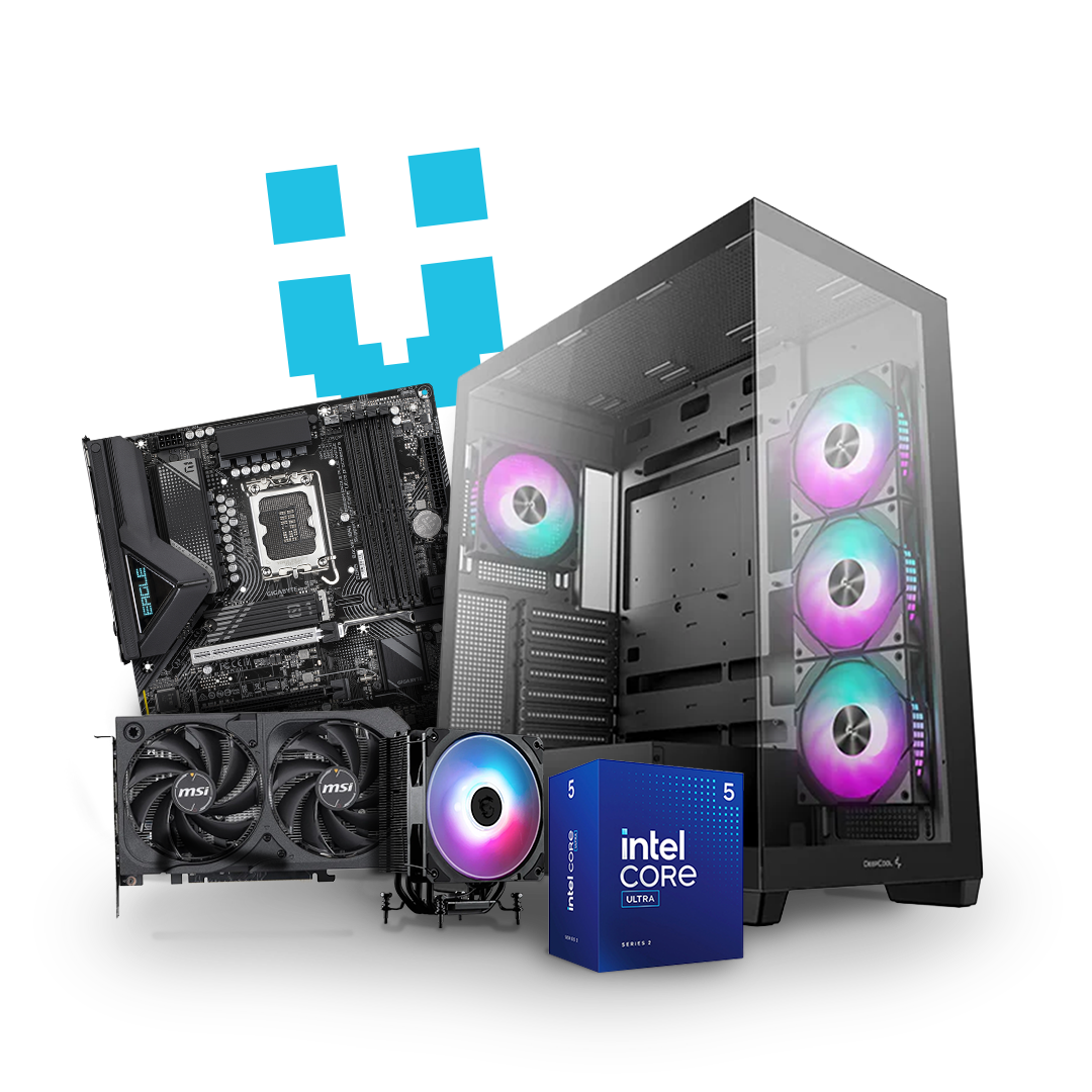 Brutech Common ZeroRAM Gaming PC – RTX 5050 8GB, Intel Core Ultra 5 225F,
DeepCool CC560 ARGB – Bring Your Own DDR5 Gaming PC South Africa