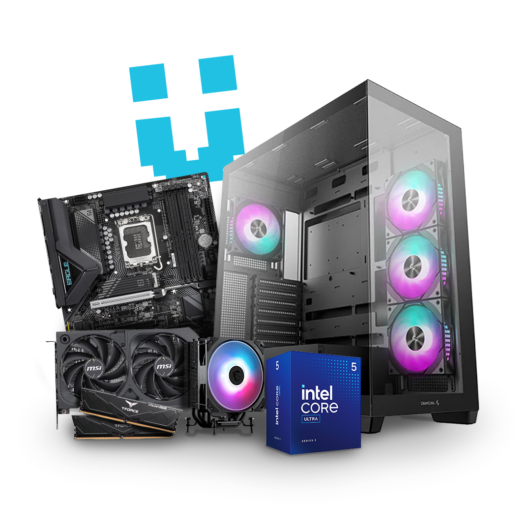 Brutech Common Gaming PC – RTX 5050, Intel Core Ultra 5 225F, DeepCool CC560
ARGB Case – Entry Level Gaming PC South Africa