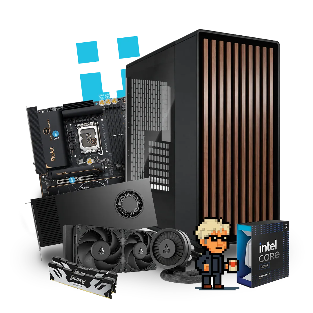 Brutech Warhol Creator Workstation – RTX 5090 32GB, Intel Core
Ultra 9 285K, Fractal Design North – Intel RTX 5090 Workstation
South Africa