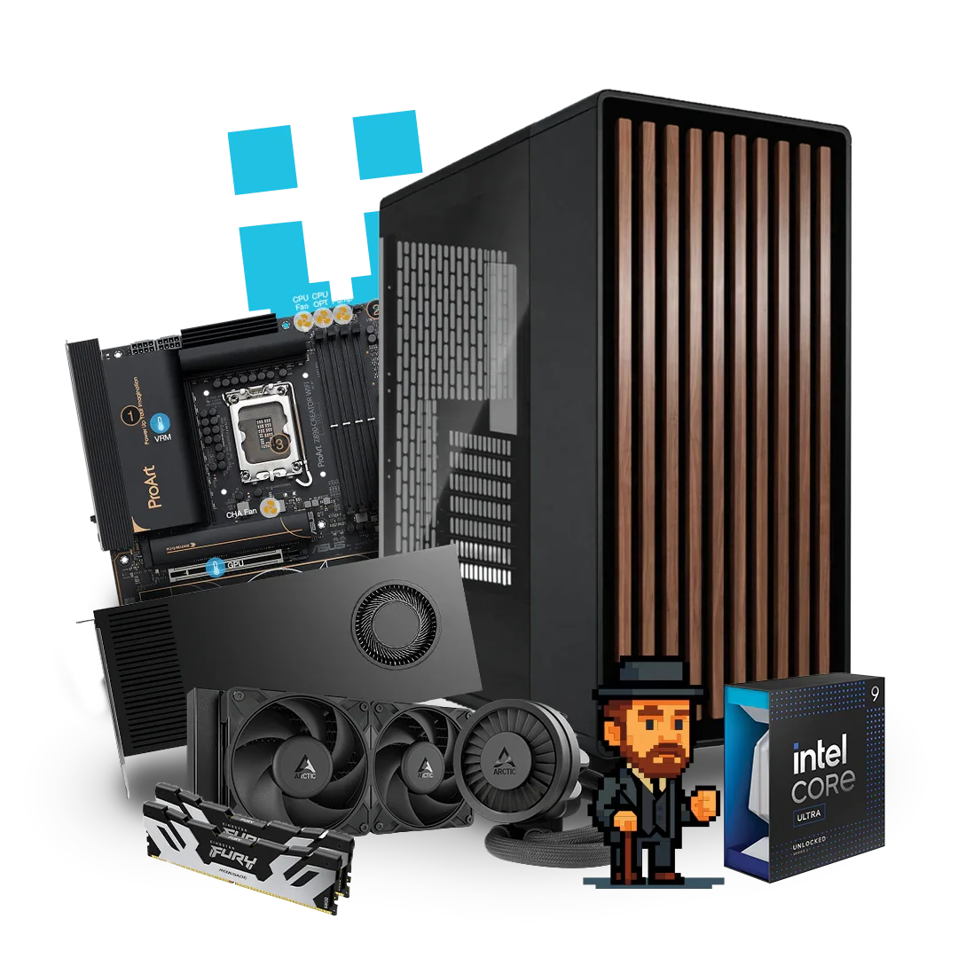 Brutech Degas Professional Workstation – NVIDIA RTX 4500 Blackwell 
32GB, Intel Core Ultra 9 285K, Fractal Design North – Intel 
Professional Workstation South Africa