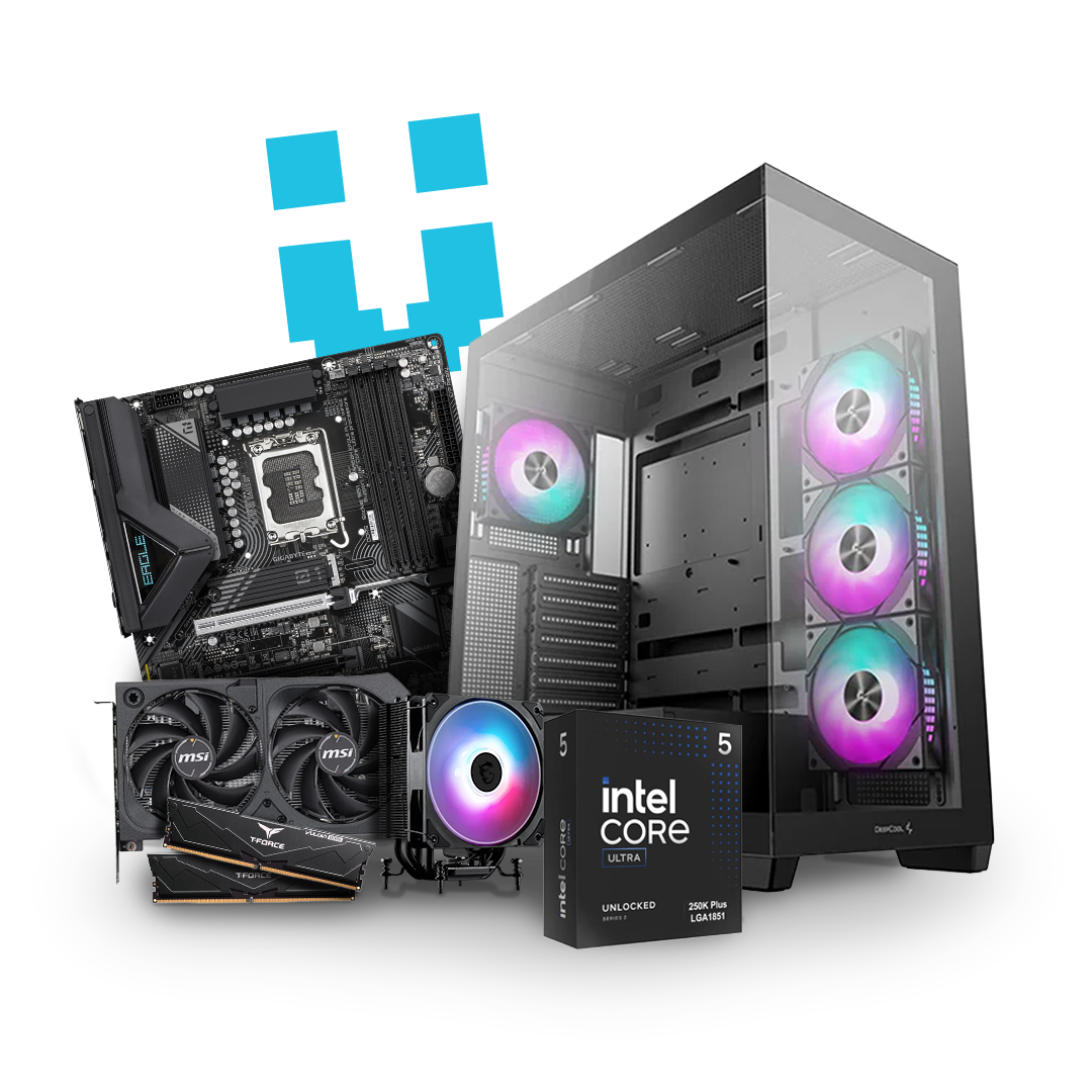Brutech Epic Gaming PC – RTX 5060 Ti 16GB, Intel Core Ultra 5 
250KF Plus, DeepCool CG530 ARGB – Hand-Built 1440p Gaming PC South Africa