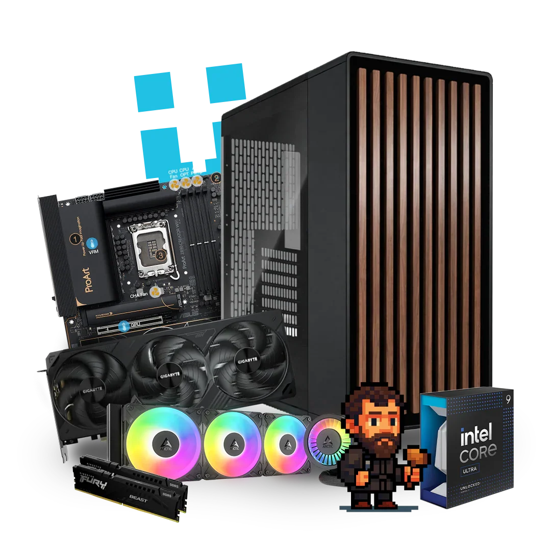 Brutech Michelangelo Professional Workstation – Quadro RTX 5000 
48GB ECC, Intel Core Ultra 9 285K, Fractal Design North – 
Flagship Professional Workstation South Africa