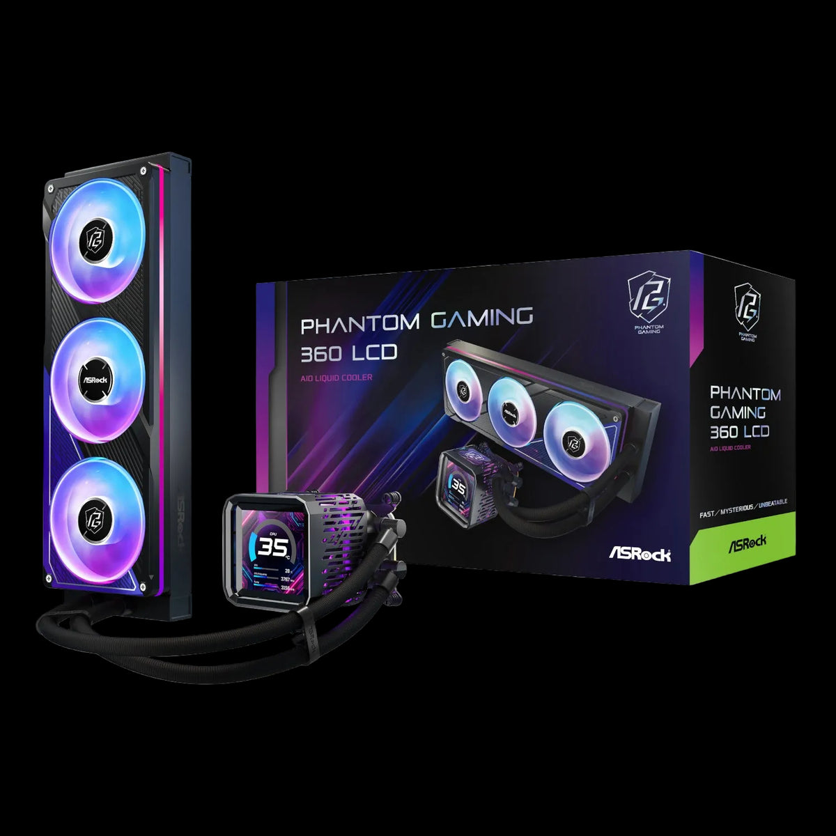 360MM ASRock Phantom Gaming LCD ARGB