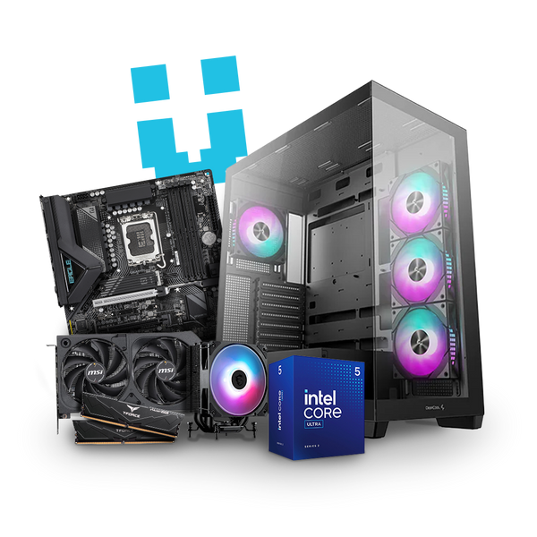 Brutech Uncommon Gaming PC – RTX 5060, Intel Core Ultra 5 225F, 
DeepCool CG530 ARGB – Hand-Built Gaming PC South Africa